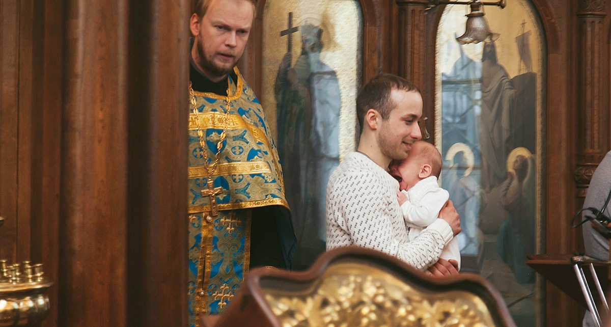 Крещение Владимирская церковь, Лисий Нос. Фотограф на крещение в Санкт Петербурге