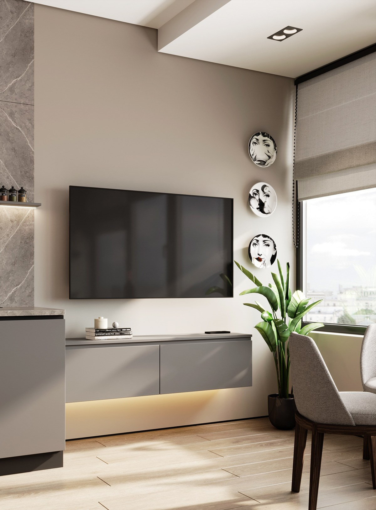 Визуализация квартиры ЖК Испанские кварталы. Заказать 3d визуализацию интерьеров — Дарья Веденёва