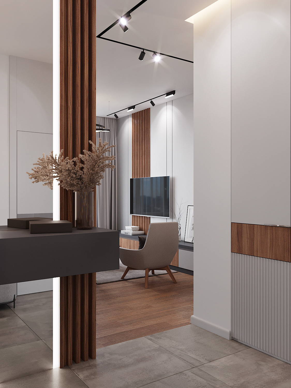 Зеркальная перегородка