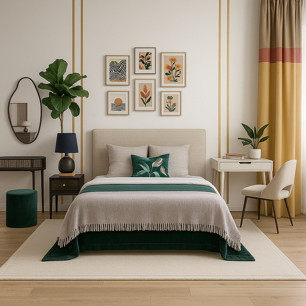 Спальня. Москва. Интерьерный декоратор Юлия Мечёва