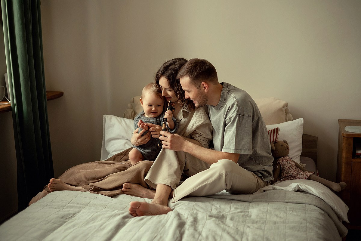 Домашняя съемка с малышом. Семейный фотограф Татьяна Надеждина | Москва, Московская область, Ярославль