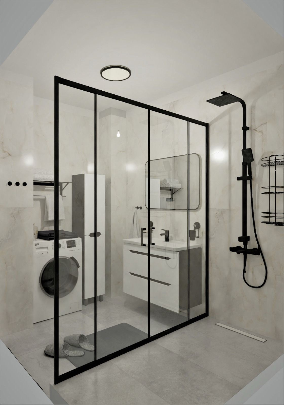 Примеры работ по дизайну ванных нашей студии. Дизайн-интерьера