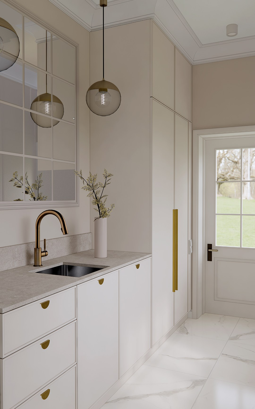 Design of a country house in Stockholm. Interior designer Stockholm