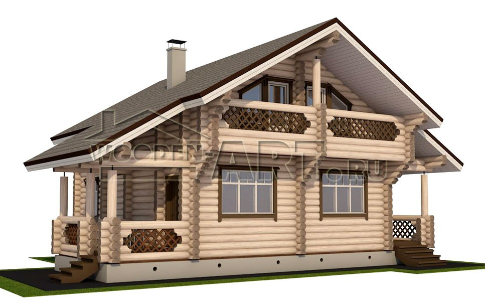 «Нахабино» 192 кв. м. Проекты деревянных домов