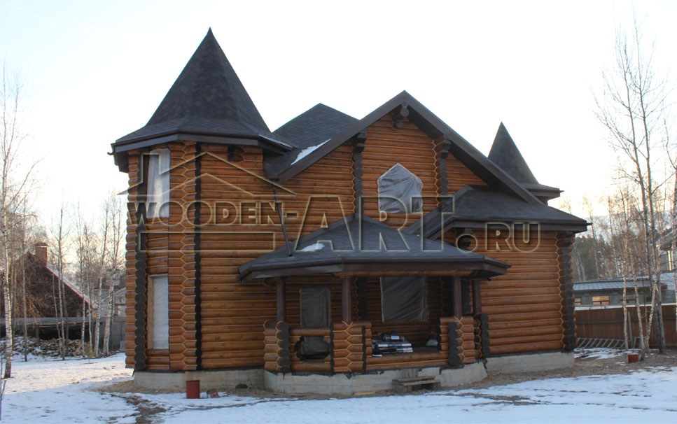 «Замок» 352 кв. м. Проекты деревянных домов
