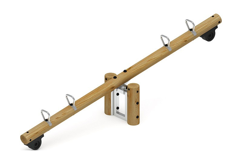 Качалка-балансир (Лиственница орех) ИО 21.Р.01.02-Л.И1.02 Габариты (ШхДхВ): 3900х740х940 Зона безопасности, мм: 5900х2740