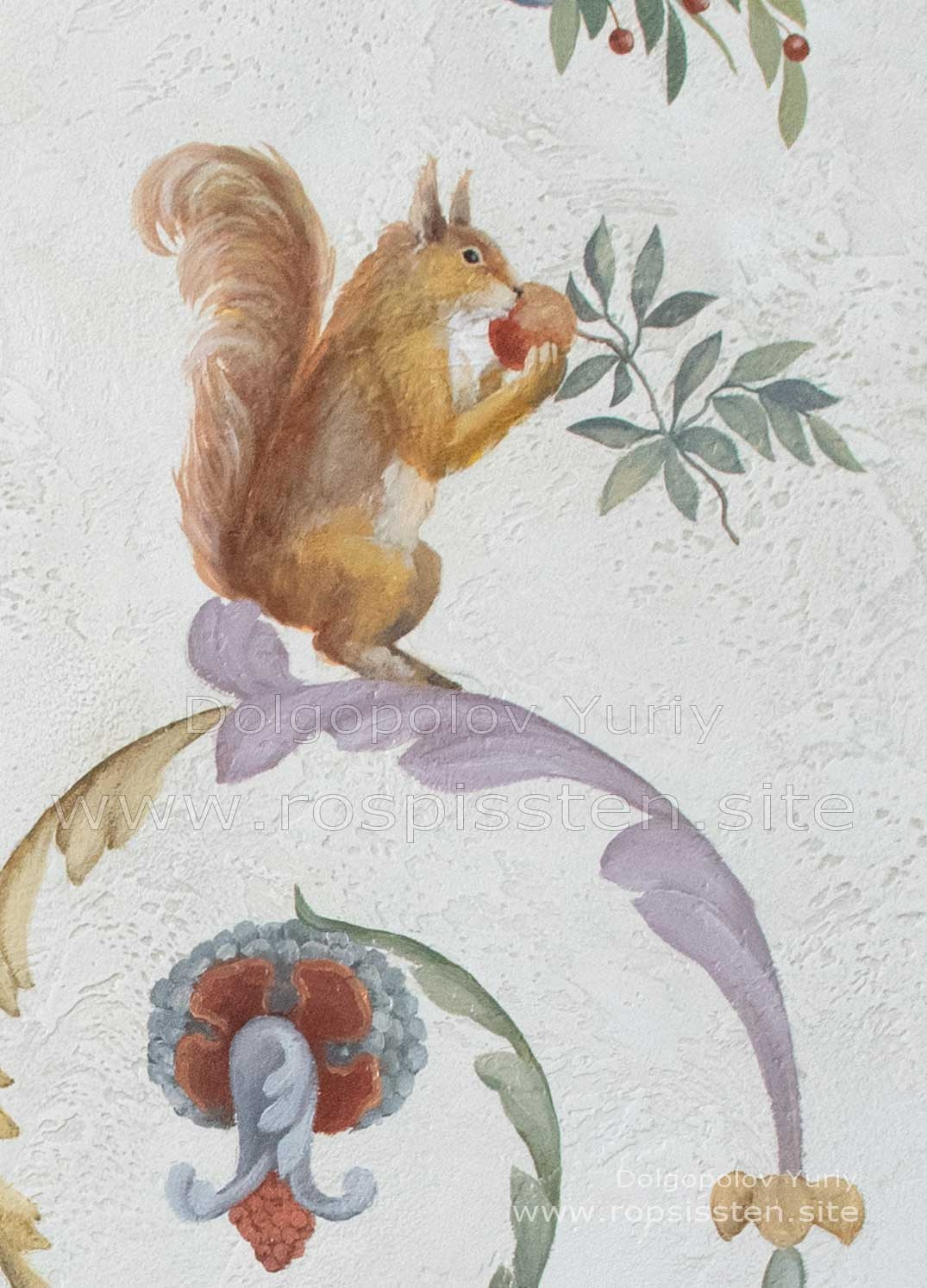 Роспись стен замок