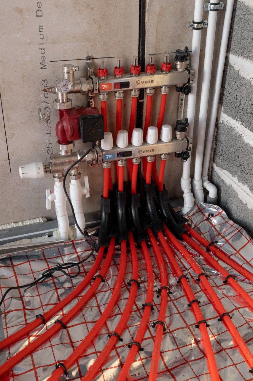 1-этажный дом в п.Шоссейное. Монтаж отопления в Калининграде | Балтийский сантехник