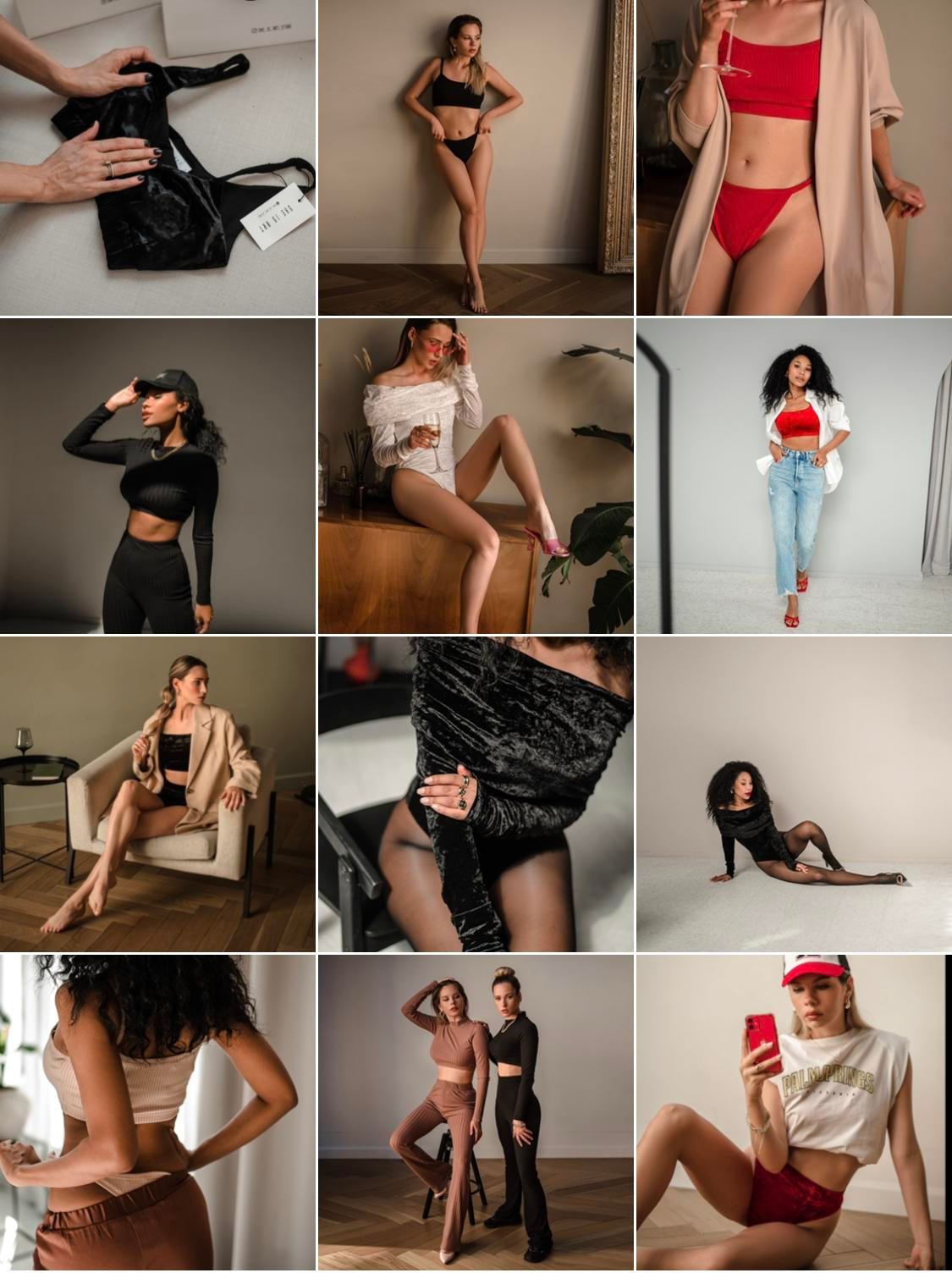 Бренд нижнего белья. Контент фотограф в Москве Лихачева Ксения