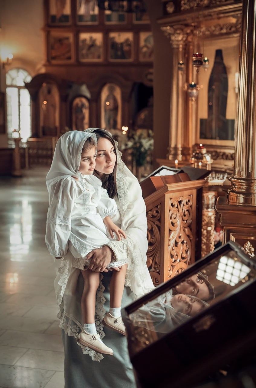 Таинство Крещения (постановочная съемка). Moscow_CPC