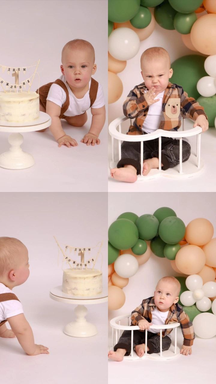 День рождения в студии. Семейный и Детский фотограф в Краснодаре Дарья Насаченко