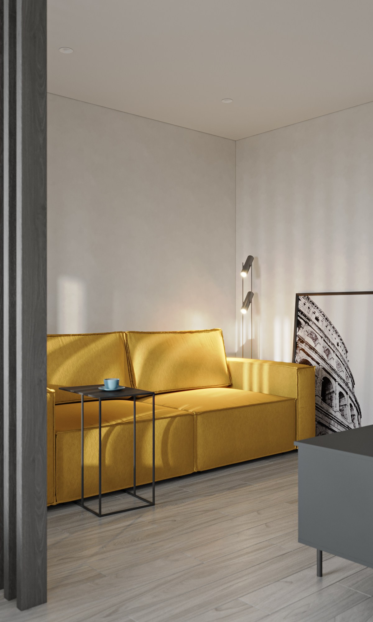 «Черно-белая история». Студия интерьерной визуализации «ЛИНИИ»