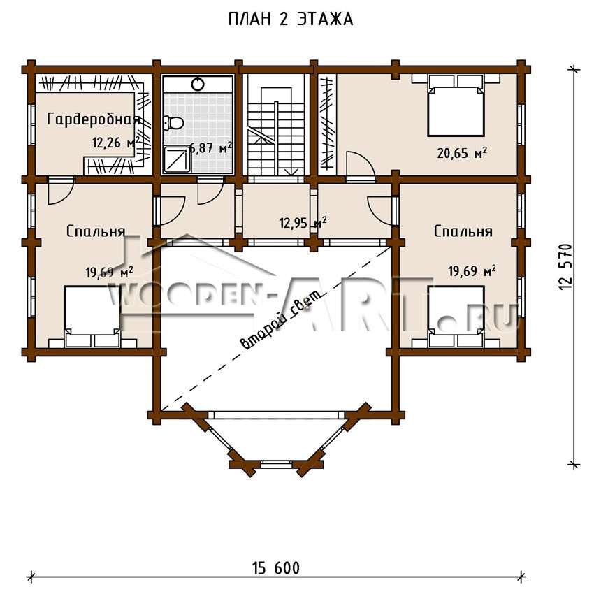 «Раздоры» 388 кв. м. Проекты деревянных домов