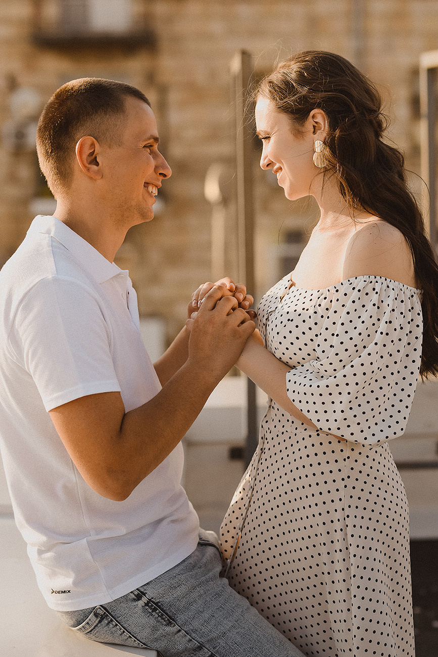 История любви на крыше. Свадебный и семейный фотограф в Ростове-на-Дону Елена Сторожок