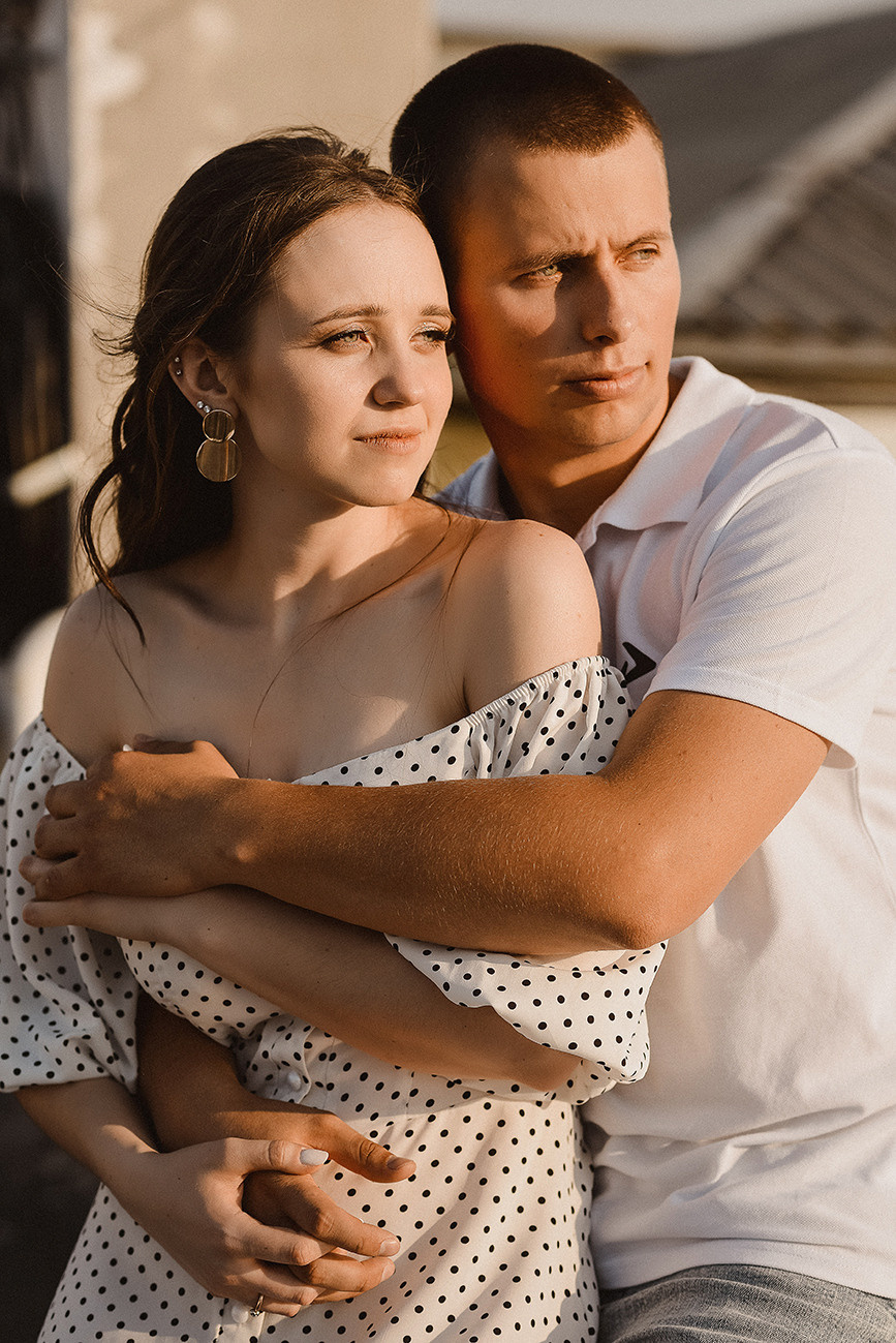 История любви на крыше. Свадебный и семейный фотограф в Ростове-на-Дону Елена Сторожок