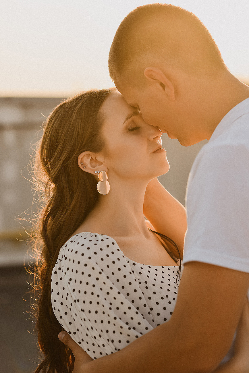 История любви на крыше. Свадебный и семейный фотограф в Ростове-на-Дону Елена Сторожок
