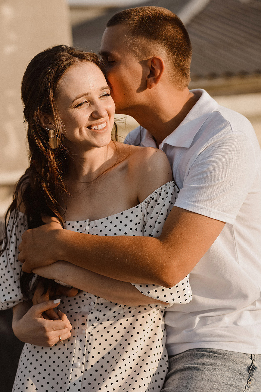 История любви на крыше. Свадебный и семейный фотограф в Ростове-на-Дону Елена Сторожок