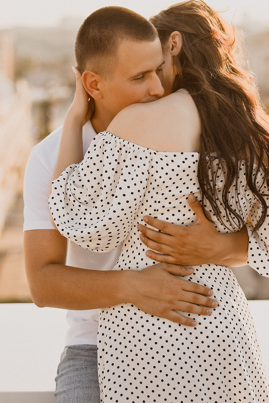 История любви на крыше. Свадебный и семейный фотограф в Ростове-на-Дону Елена Сторожок