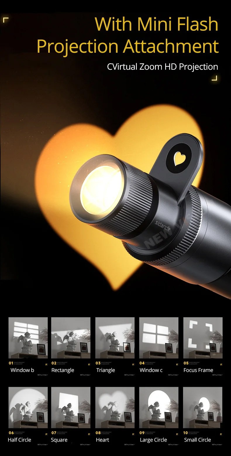 Фотофонарь Ambitful Sidande 12 Вт&nbsp;PRO RGB