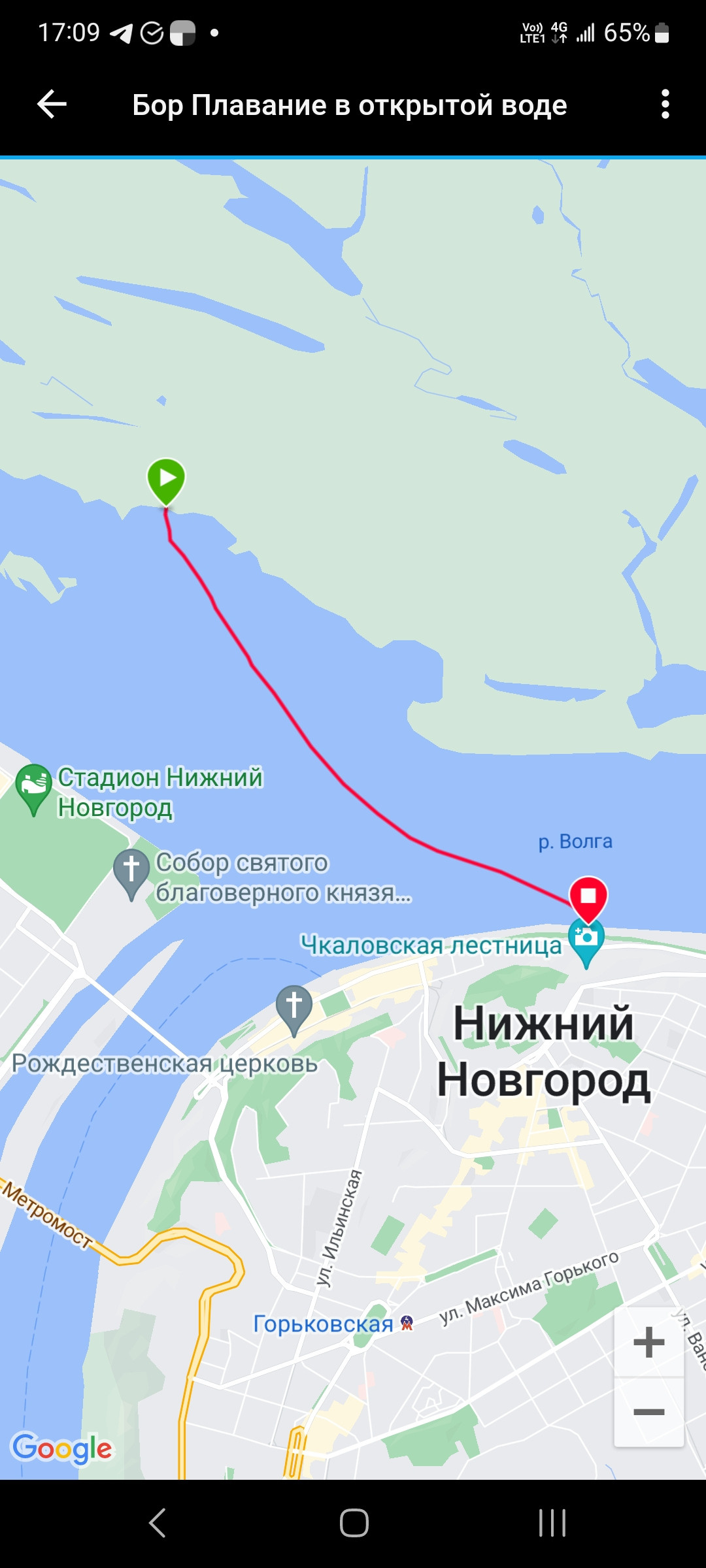 А в воскресенье - старт на 3 км. Это было здорово