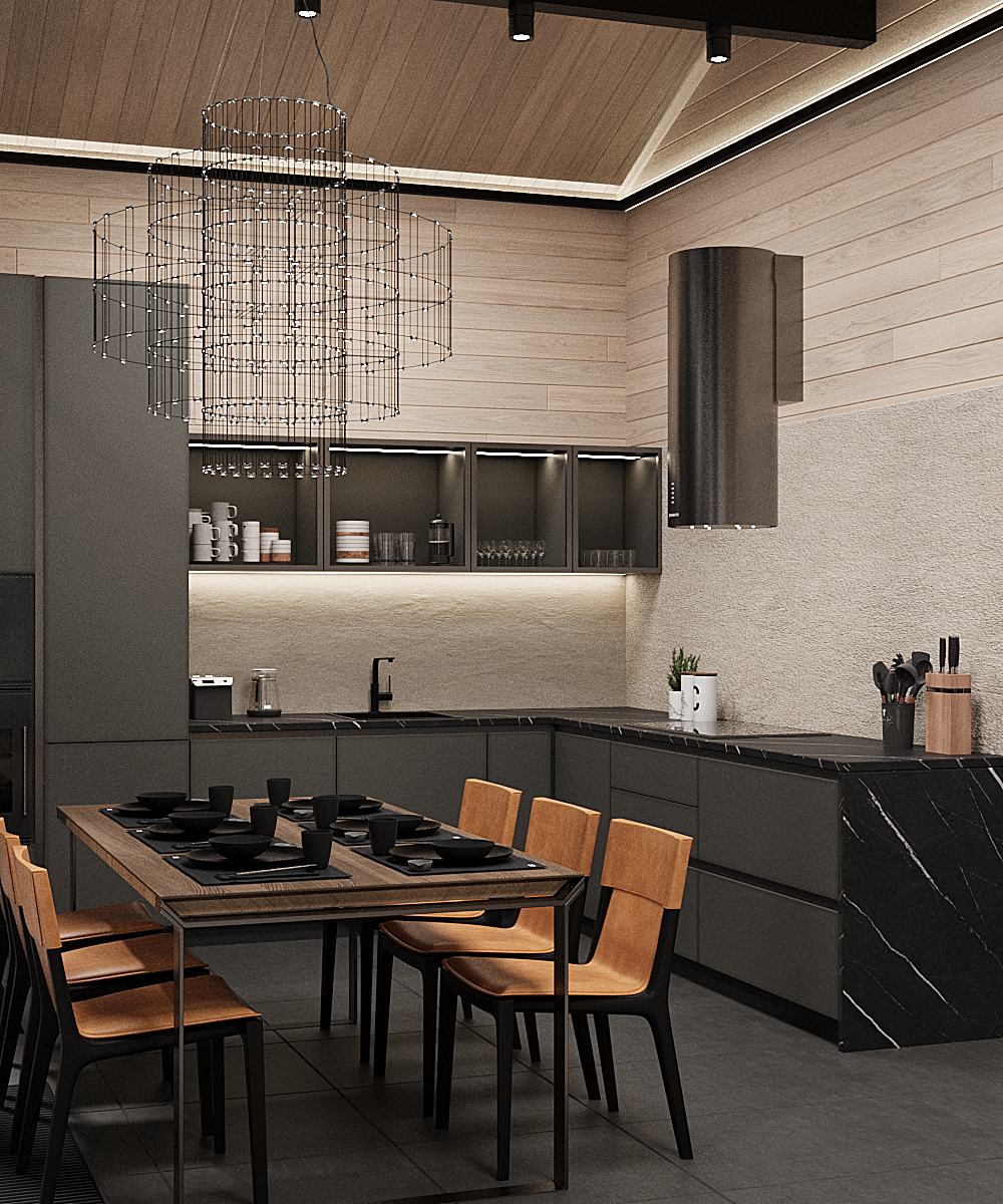 Дизайн каркасного дома. Главная