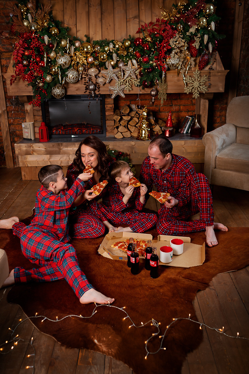 НОВЫЙ ГОД. Семейный фотограф в Москве выпускные альбомы Клюковская Надежда