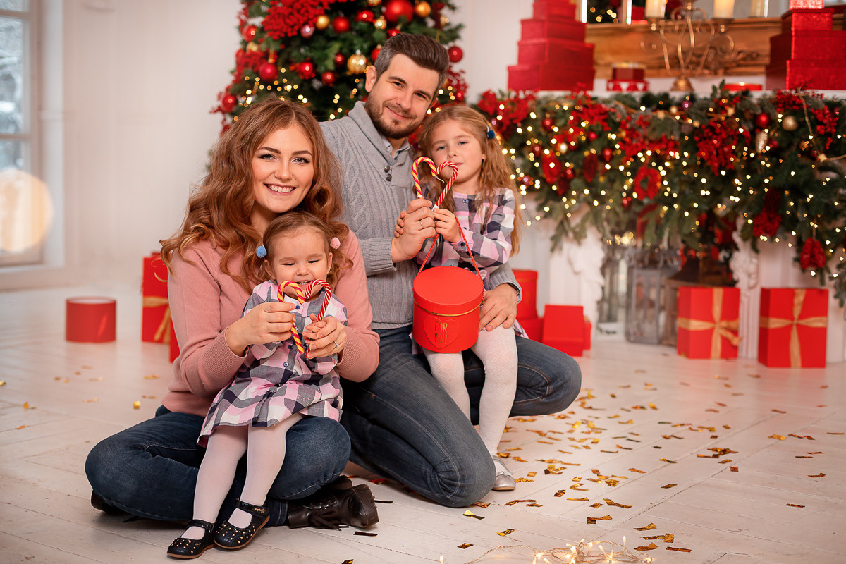 НОВЫЙ ГОД. Семейный фотограф в Москве выпускные альбомы Клюковская Надежда