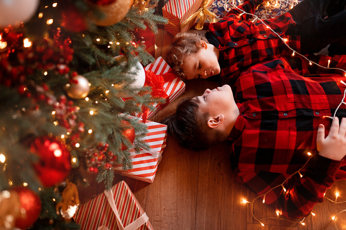 НОВЫЙ ГОД. Семейный фотограф в Москве выпускные альбомы Клюковская Надежда