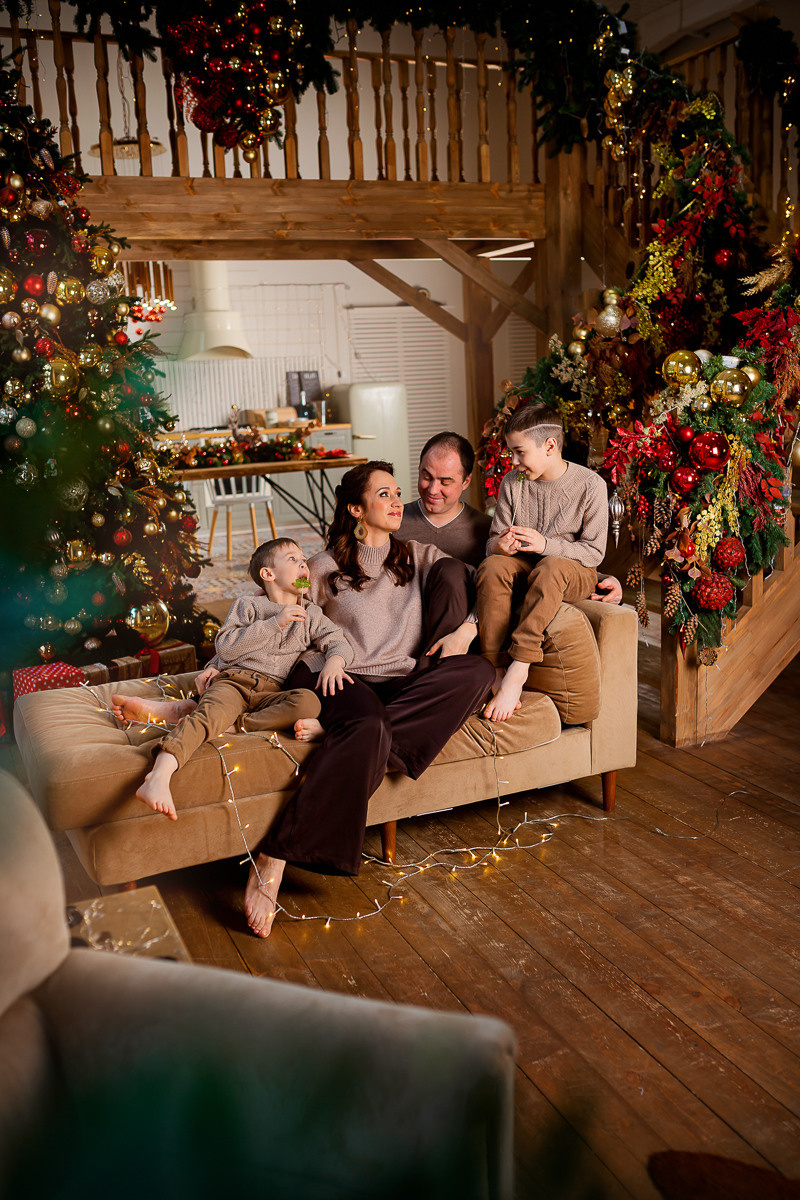 НОВЫЙ ГОД. Семейный фотограф в Москве выпускные альбомы Клюковская Надежда