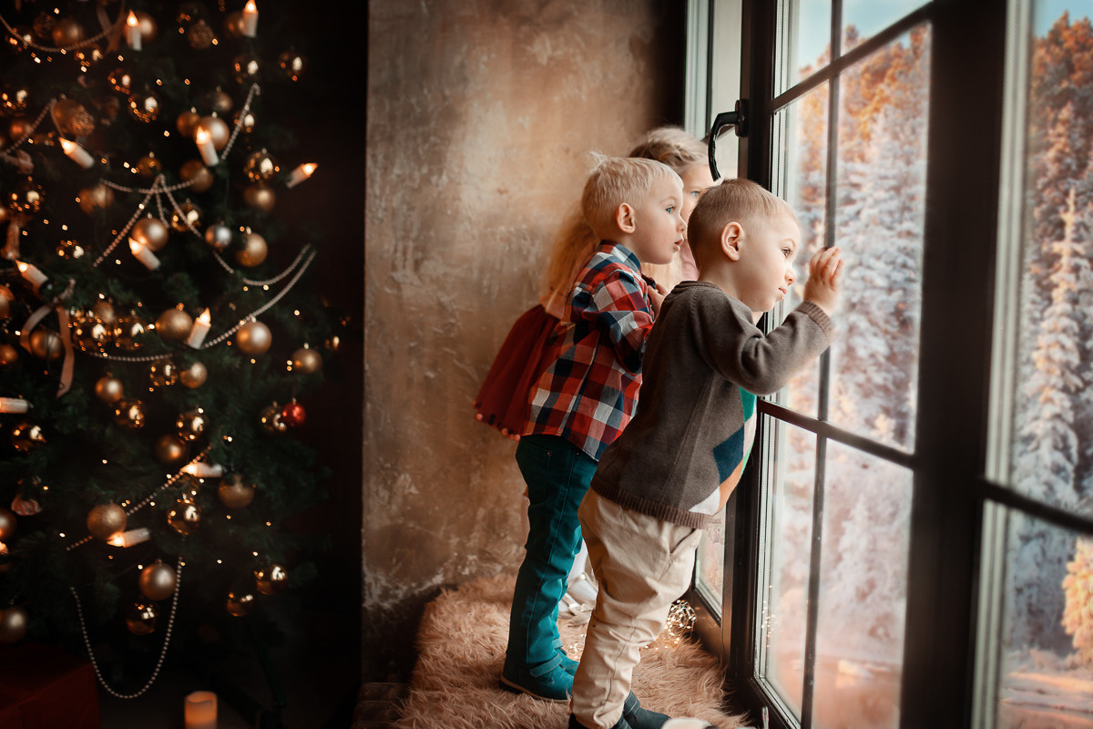 НОВЫЙ ГОД. Семейный фотограф в Москве выпускные альбомы Клюковская Надежда