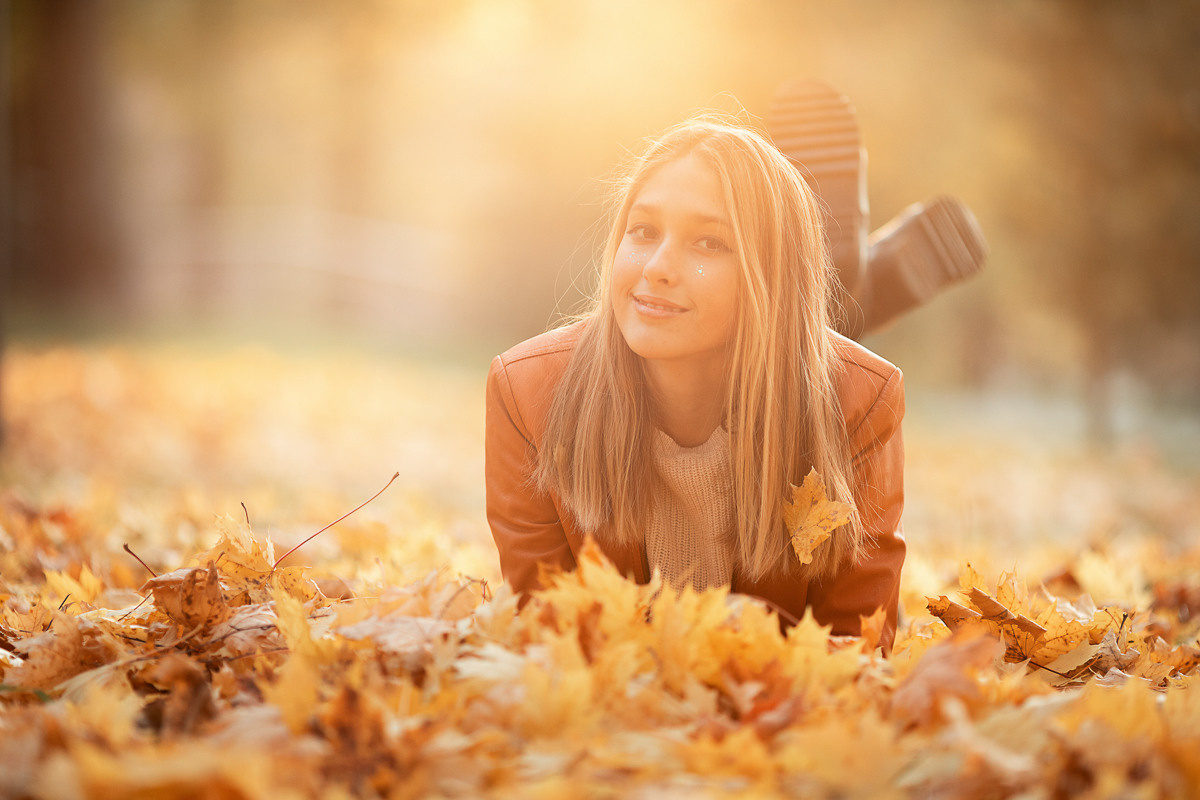 ТЕПЛАЯ ОСЕНЬ. Семейный фотограф в Москве выпускные альбомы Клюковская Надежда