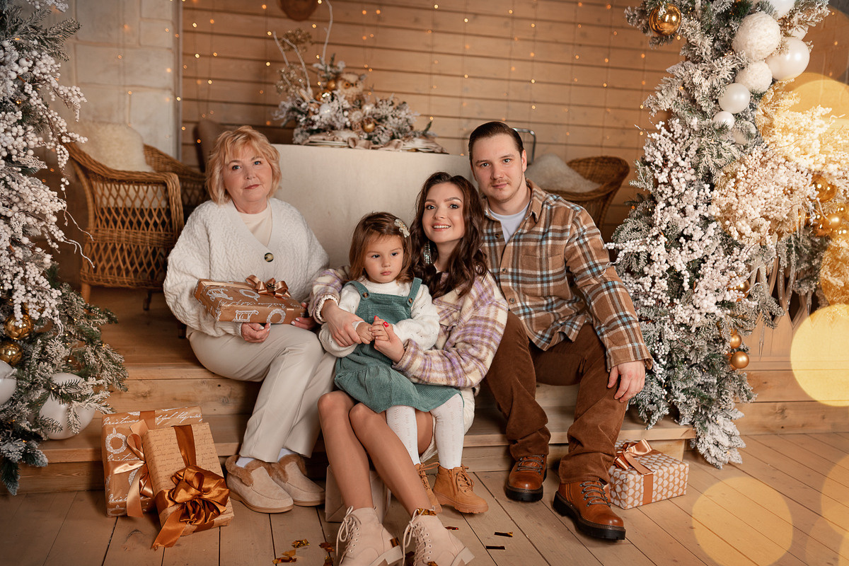 НОВЫЙ ГОД. Семейный фотограф в Москве выпускные альбомы Клюковская Надежда