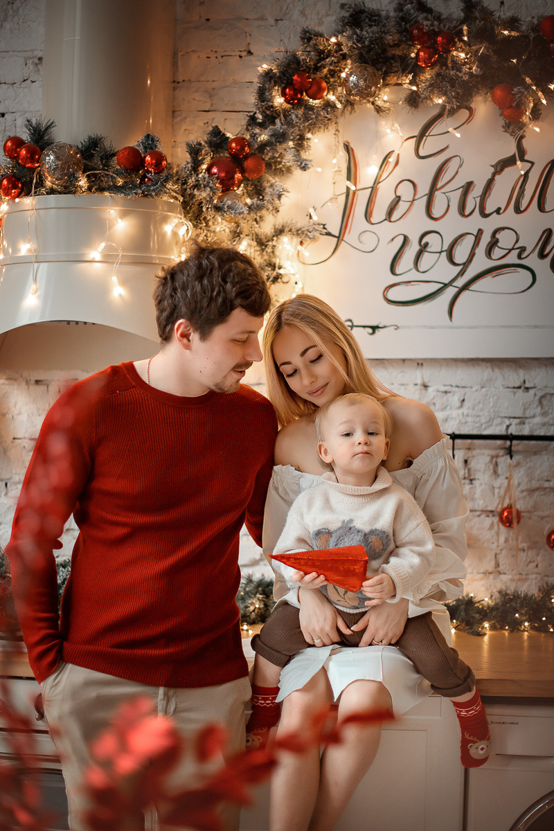 НОВЫЙ ГОД. Семейный фотограф в Москве выпускные альбомы Клюковская Надежда
