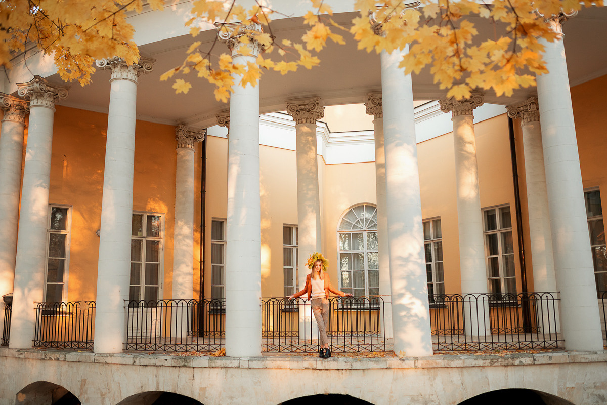ТЕПЛАЯ ОСЕНЬ. Семейный фотограф в Москве выпускные альбомы Клюковская Надежда