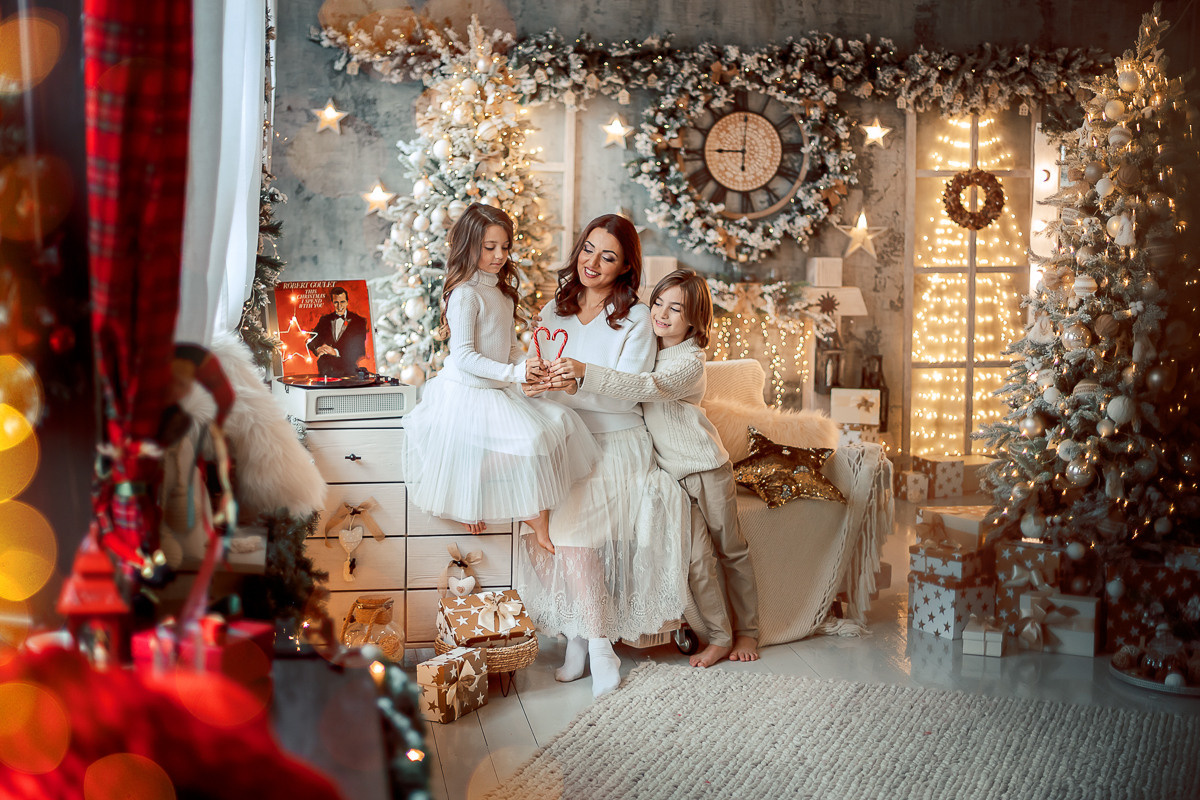 НОВЫЙ ГОД. Семейный фотограф в Москве выпускные альбомы Клюковская Надежда