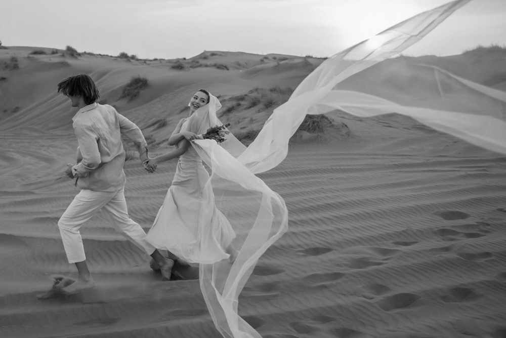 Аня и Саша • небанальная свадьба в пустыне. Фотограф и видеограф в Москве и Абу Даби Мария Кулагина
