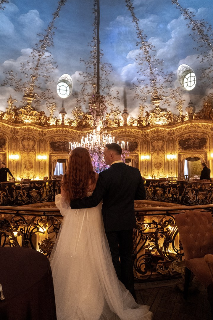 Свадебная фотосъемка в ресторане Турандот в Москве. Жуков Илья  свадебный фотограф в Москве