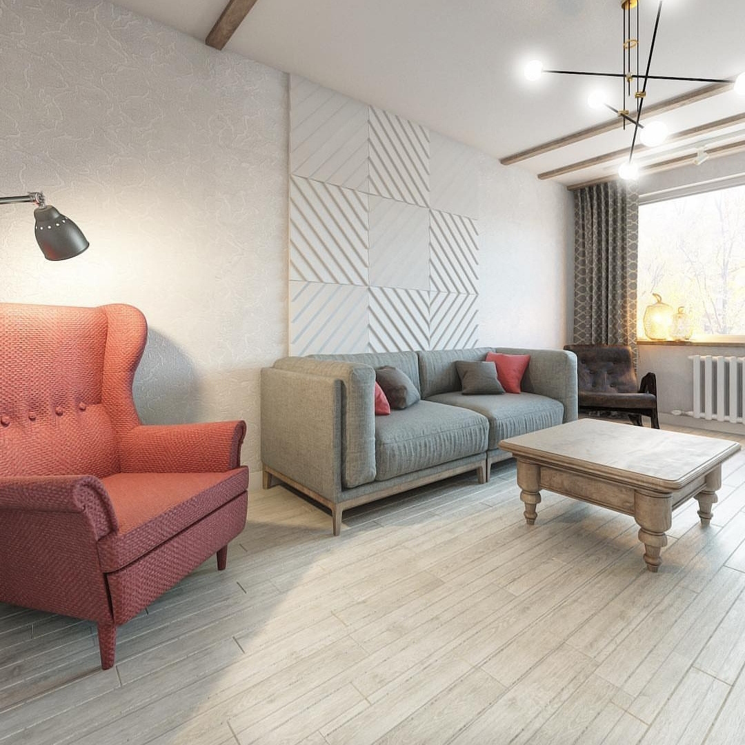 3х комнатная квартира для двух человек. Скандинавский стиль. Студия Дизайна интерьера Tsvetdesign. Дизайнер в Санкт-Петербурге