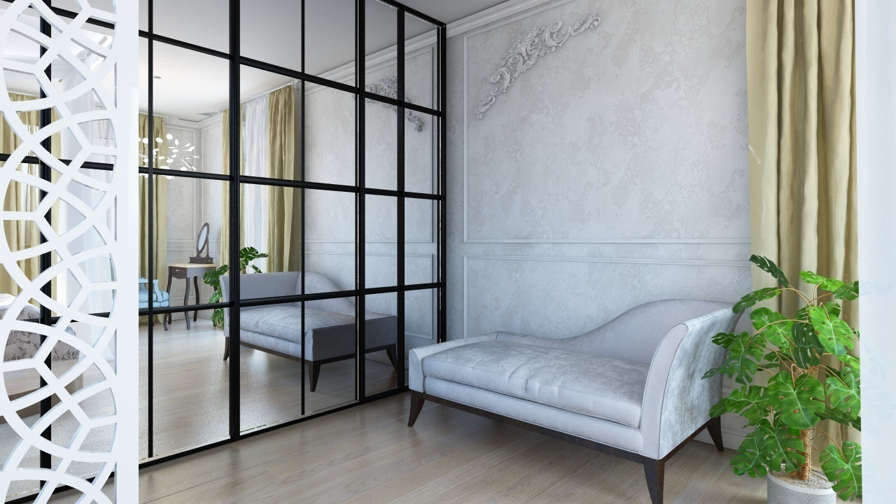 Двухэтажный дом в д. Горки, 200 м. кв. Неоклассика. Студия Дизайна интерьера Tsvetdesign. Дизайнер в Санкт-Петербурге