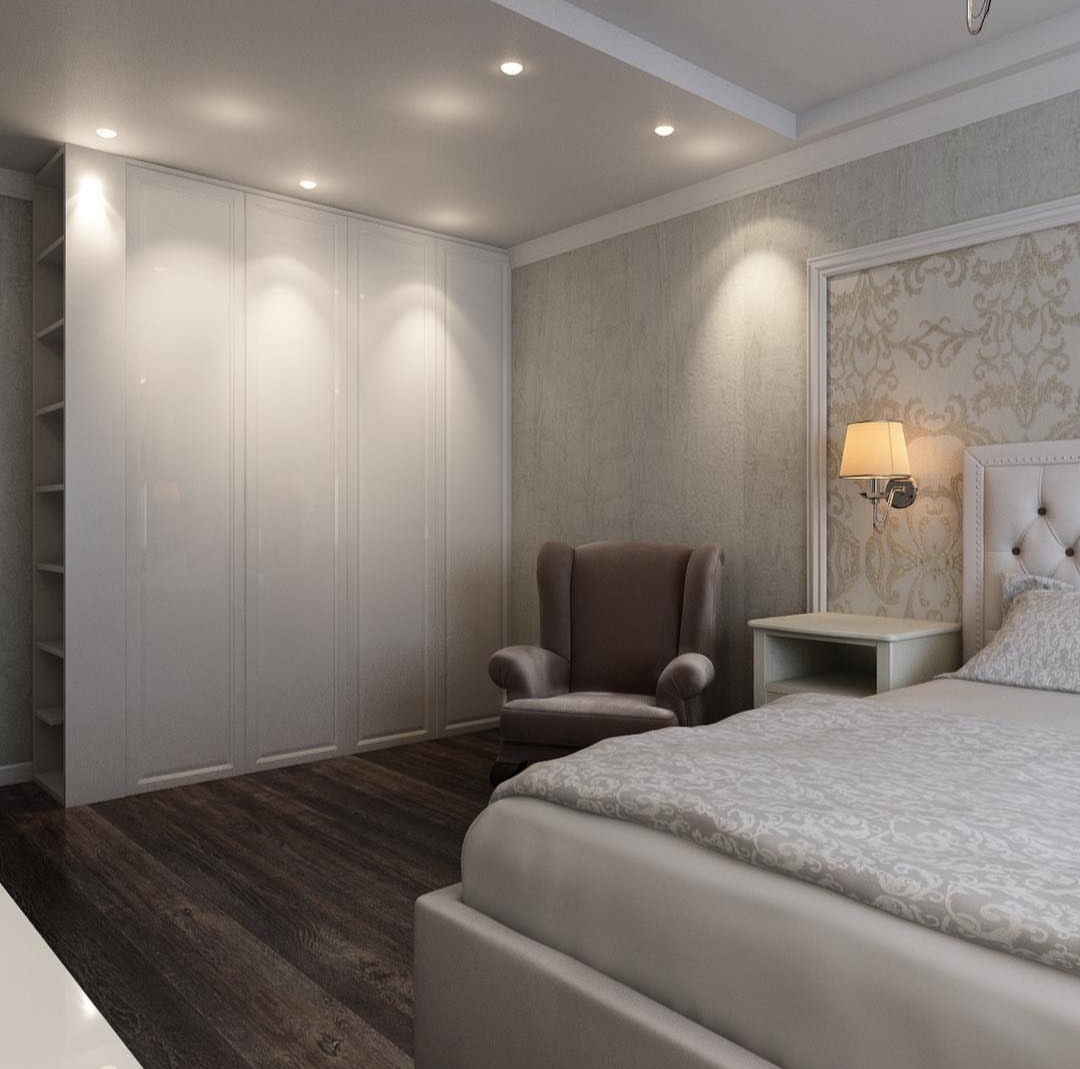 Двухкомнатная квартира стиль неоклассика + скандинавский. Студия Дизайна интерьера Tsvetdesign. Дизайнер в Санкт-Петербурге