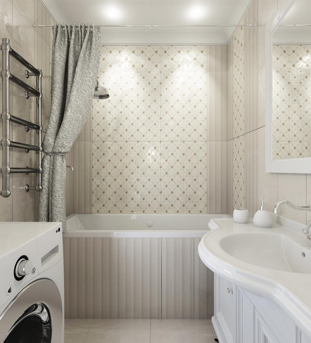 Двухкомнатная квартира стиль неоклассика + скандинавский. Студия Дизайна интерьера Tsvetdesign. Дизайнер в Санкт-Петербурге