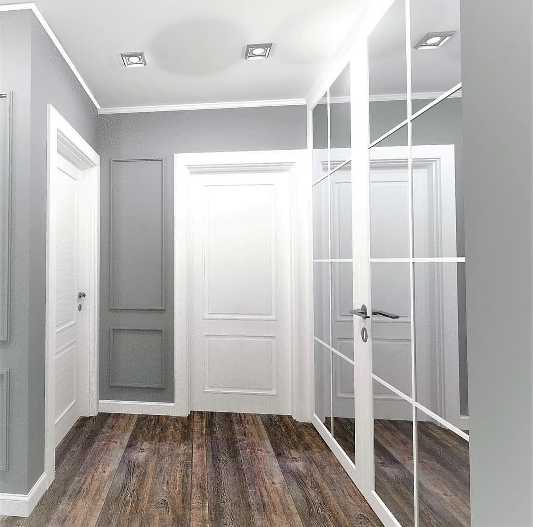 Двухкомнатная квартира стиль неоклассика + скандинавский. Студия Дизайна интерьера Tsvetdesign. Дизайнер в Санкт-Петербурге