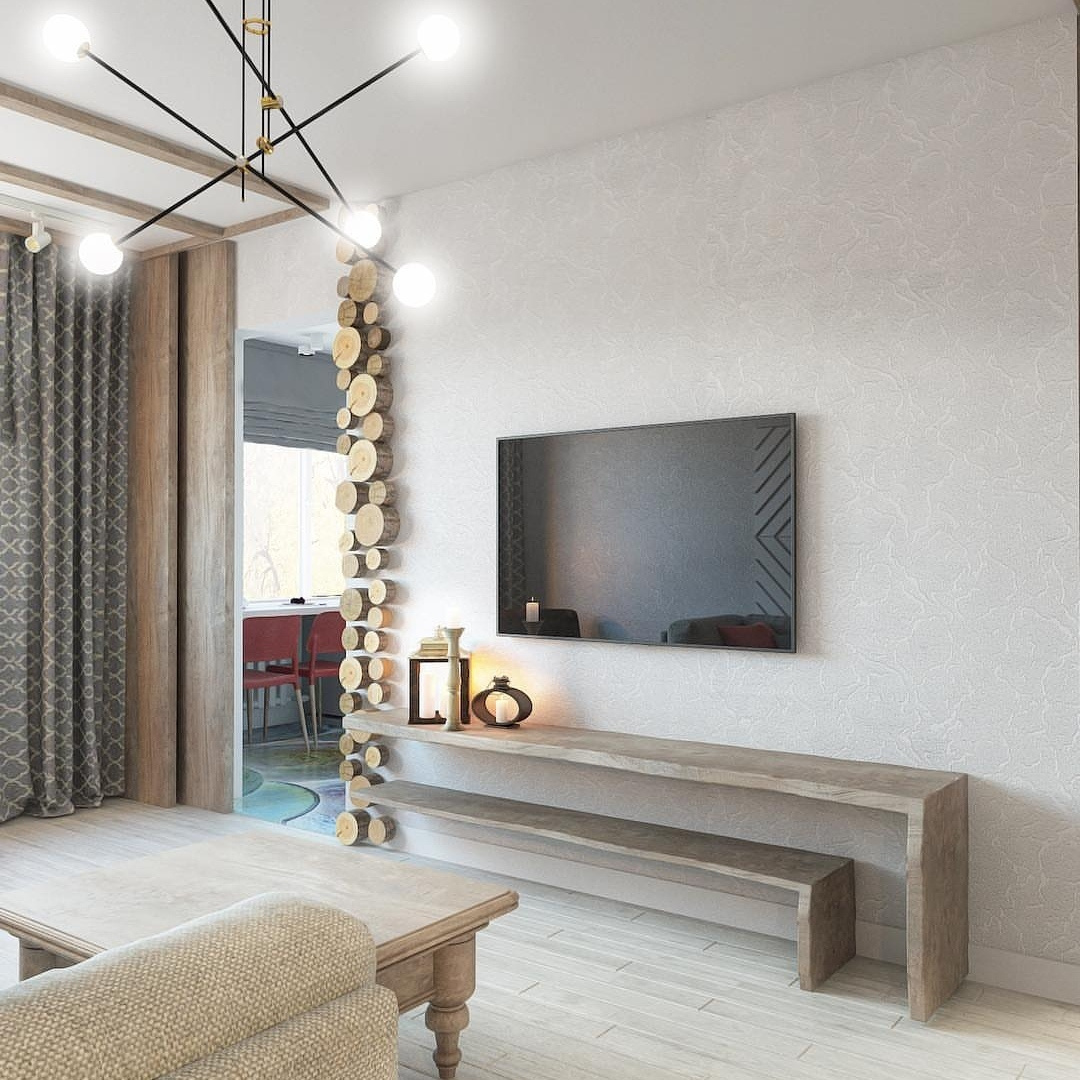 3х комнатная квартира для двух человек. Скандинавский стиль. Студия Дизайна интерьера Tsvetdesign. Дизайнер в Санкт-Петербурге