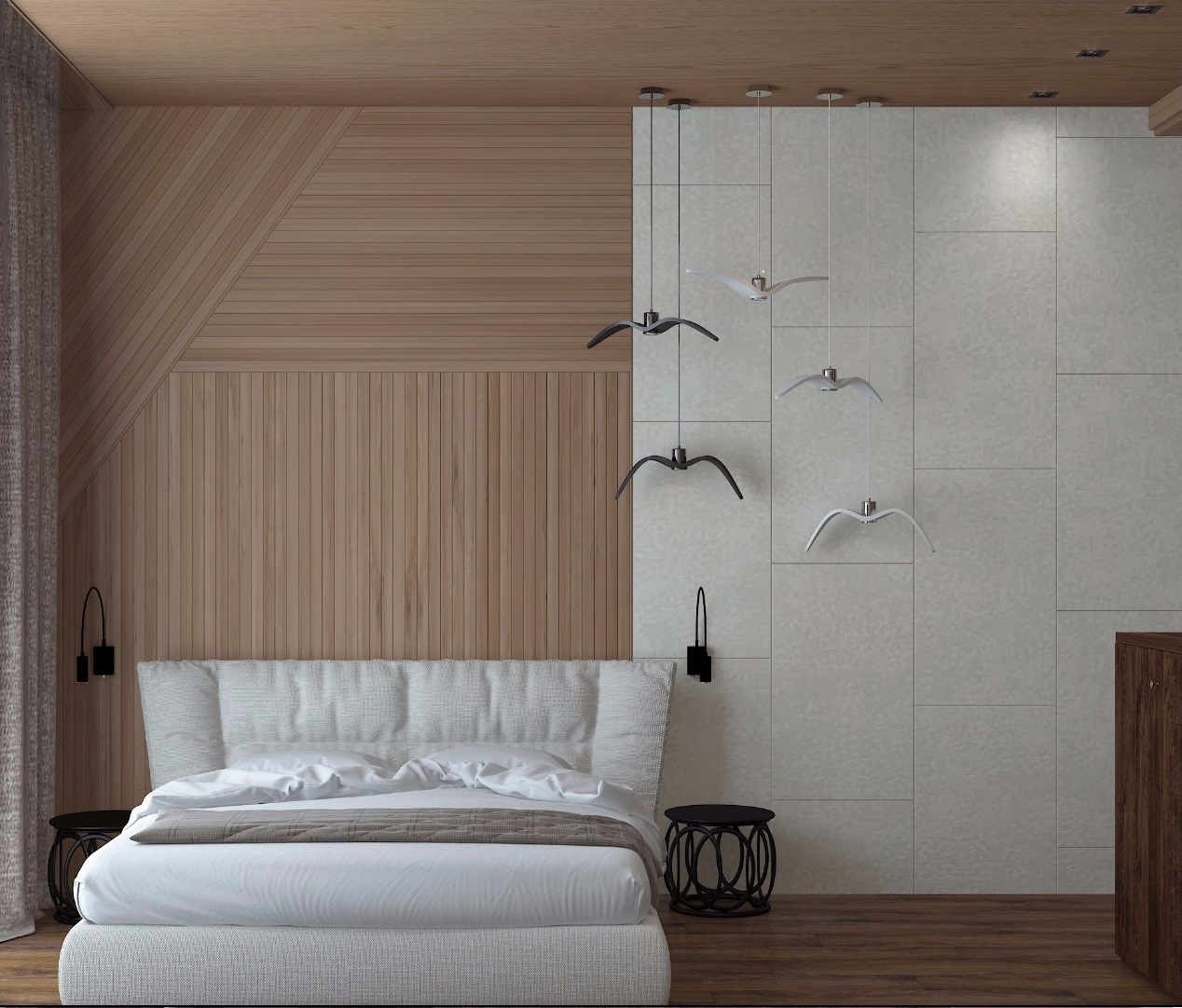 Шале на горе Можайская в 3 этажа. Стиль модерн + шале. Студия Дизайна интерьера Tsvetdesign. Дизайнер в Санкт-Петербурге