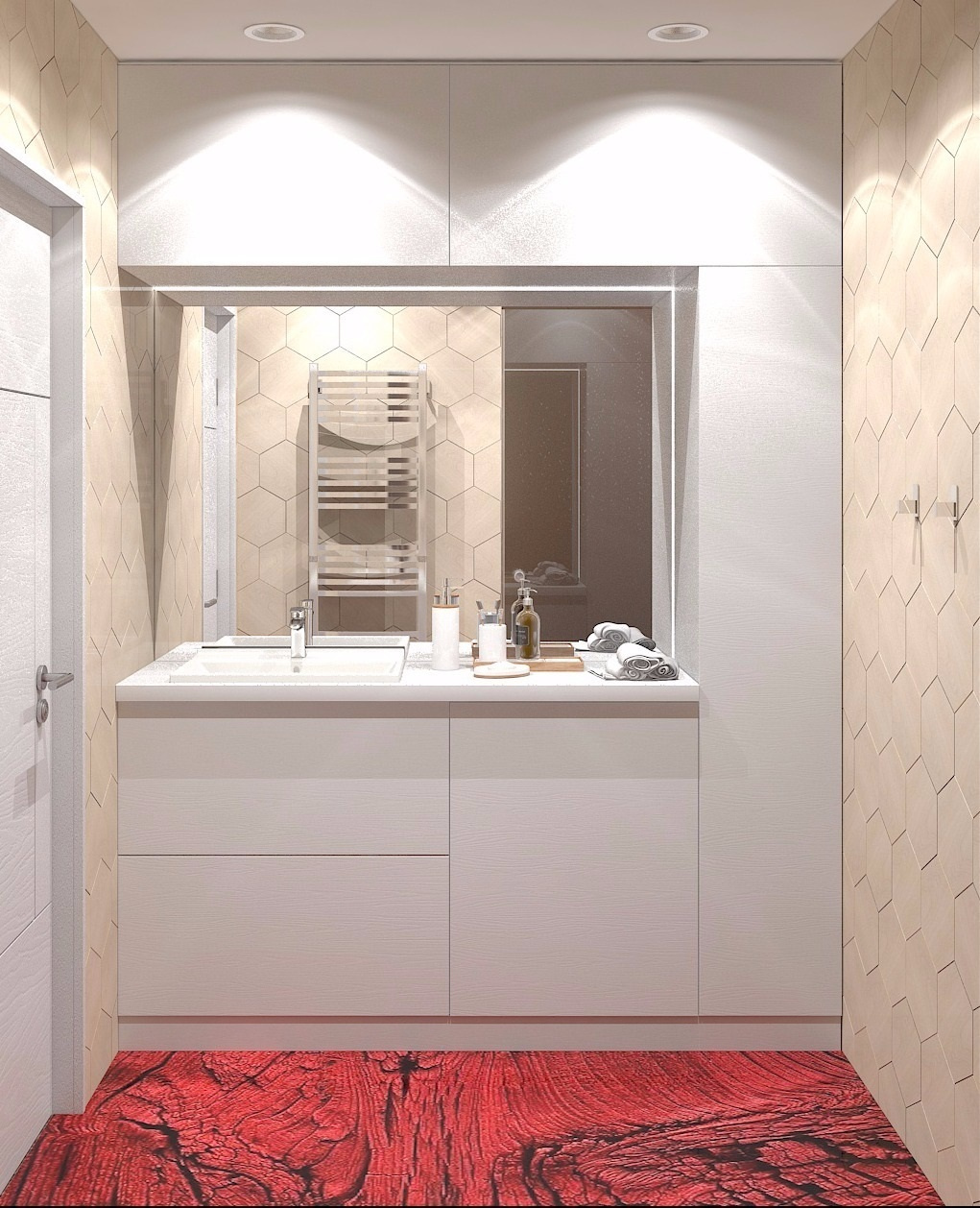 3х комнатная квартира для двух человек. Скандинавский стиль. Студия Дизайна интерьера Tsvetdesign. Дизайнер в Санкт-Петербурге