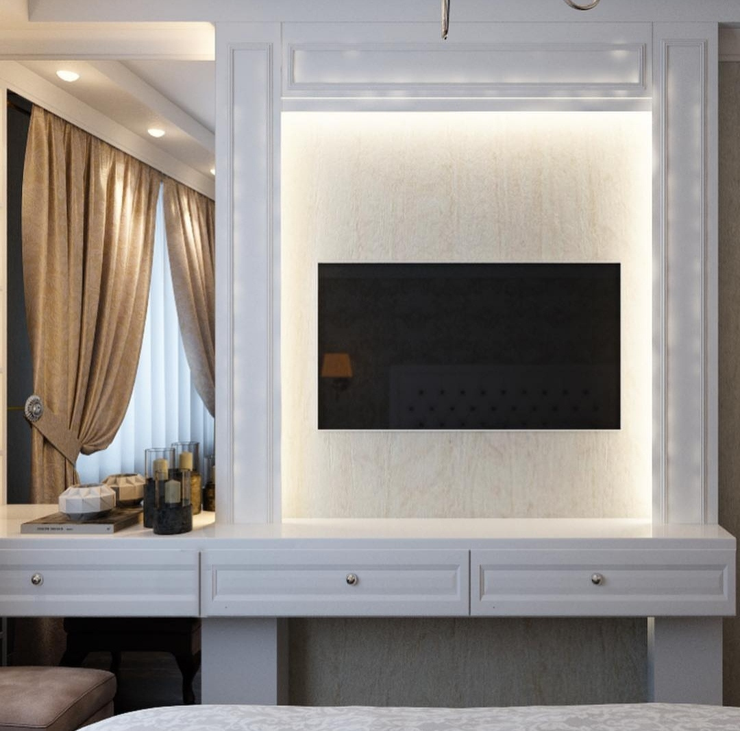 Двухкомнатная квартира стиль неоклассика + скандинавский. Студия Дизайна интерьера Tsvetdesign. Дизайнер в Санкт-Петербурге