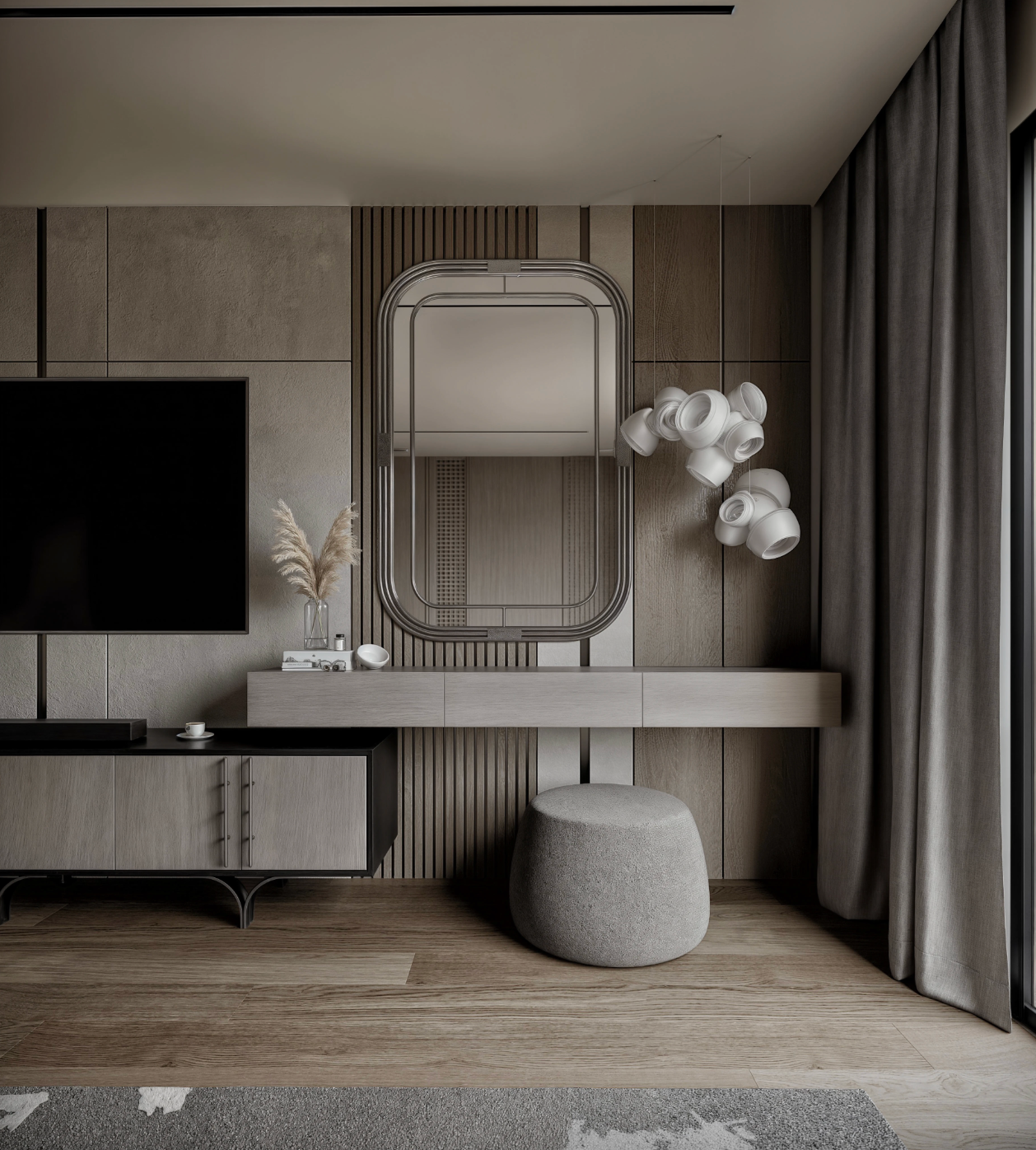 SYDNEY CITY / 91 м². Inside Form — студия, где проект начинается не с стен, а с человека. Индивидуальный подход, живой стиль