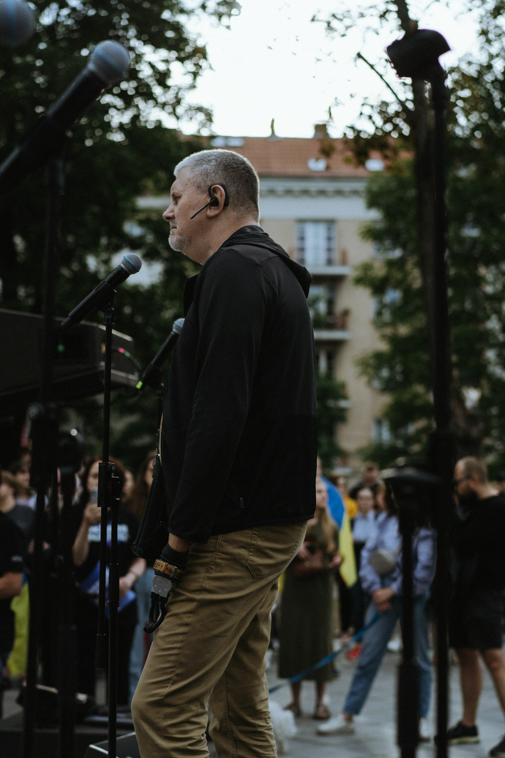 Ukraine — NATO. Photographer in Vilnius