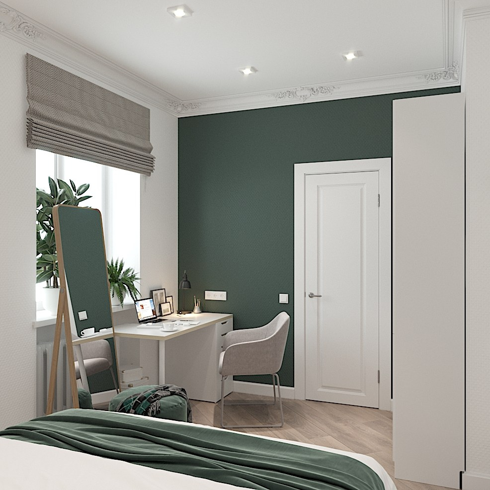 Евродвушка в историческом доме. Студия интерьерной визуализации и дизайна FishkaRom в Краснодаре и по всей России