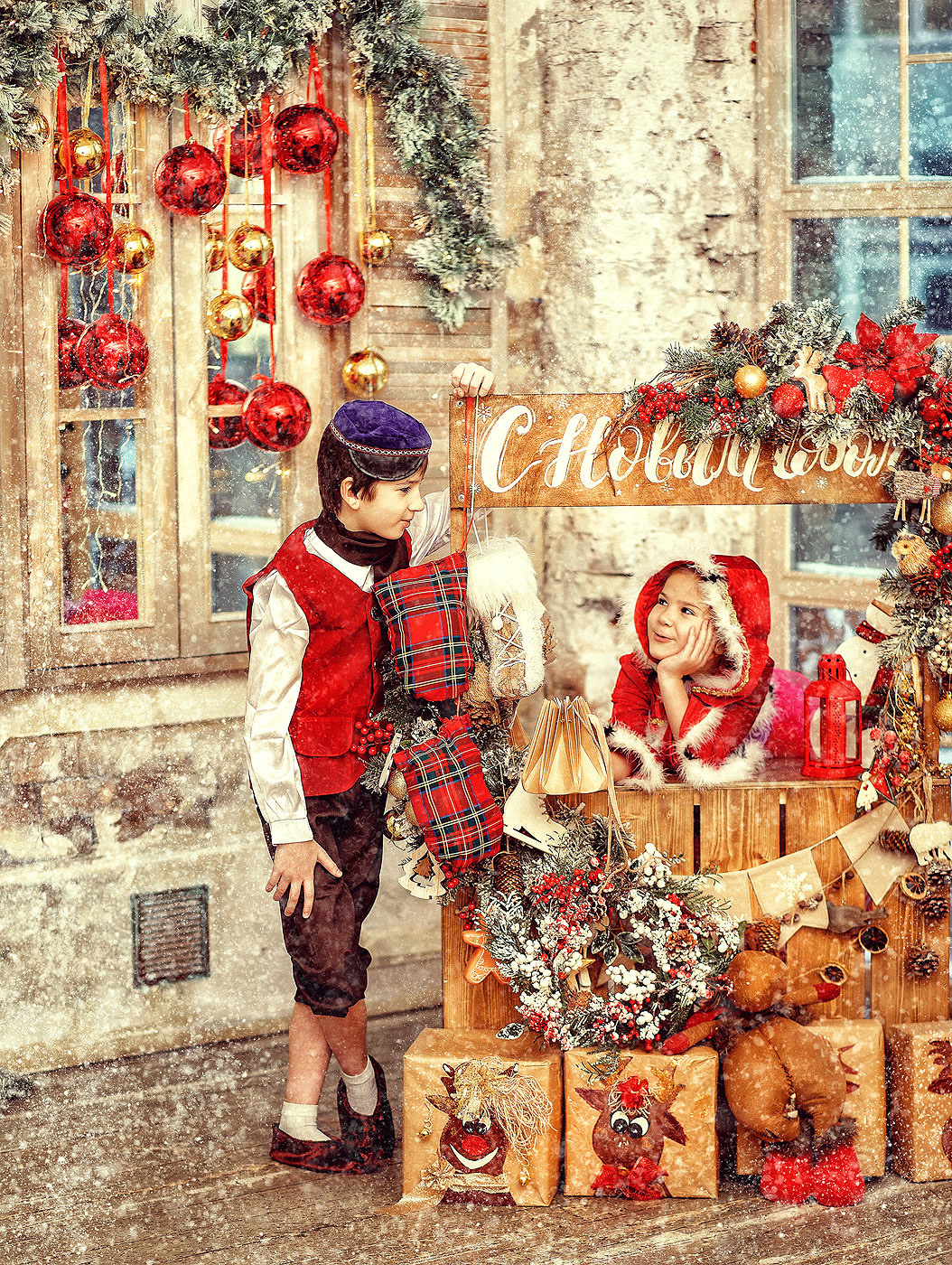 Новогодняя сказка. Семейный, детский фотограф, бизнесконтент, актерское портфолио в Москв
